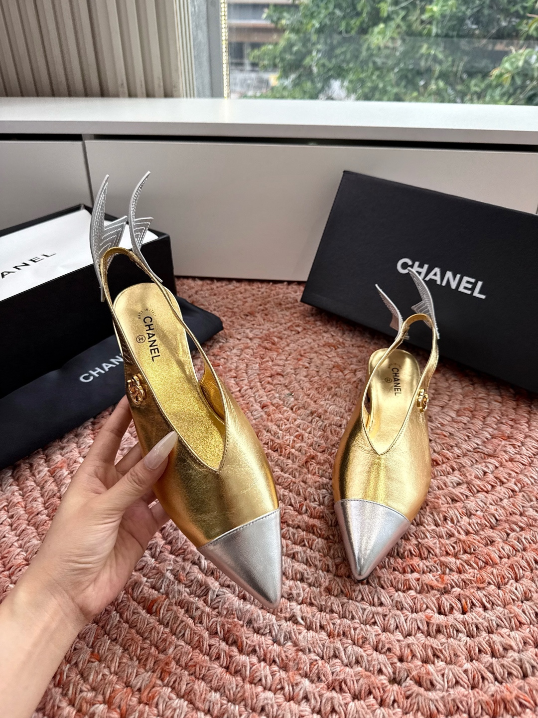 🌾G238😀CHANEL* 香奈儿小香2026专柜同步新款高跟鞋单鞋凉鞋极简设计 超好搭配的日常款、无论