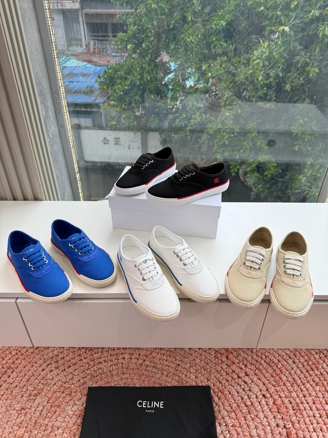 G177代购级别CELINE思琳赛琳CELINE RUNNER CR-03麻绳帆布鞋运动鞋👟鞋舌和鞋后帮