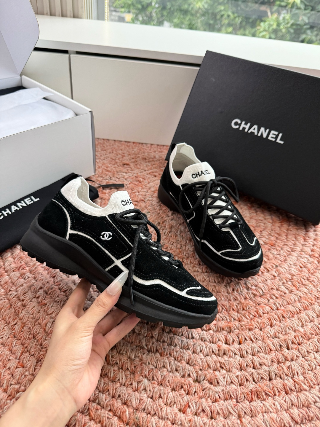 🌾G027CHANEL 小香26ss经典菱格休闲鞋 德训鞋‼️ 把奢雅揉进日常穿搭,柔软皮革菱格质感绝佳 🌾G027CHANEL 小香26ss经典菱格休闲鞋 德训鞋‼️ 把奢雅揉进日常穿搭,柔软皮革菱格质感绝佳