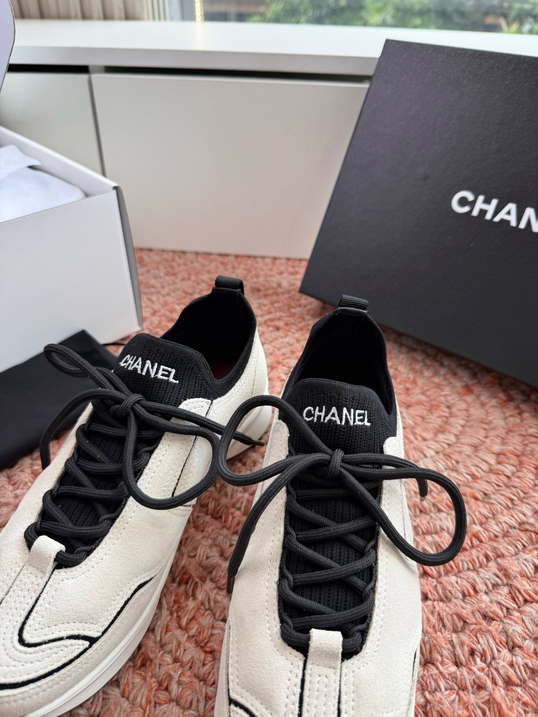 🌾G027CHANEL 小香26ss经典菱格休闲鞋 德训鞋‼️ 把奢雅揉进日常穿搭，柔软皮革菱格质感绝佳