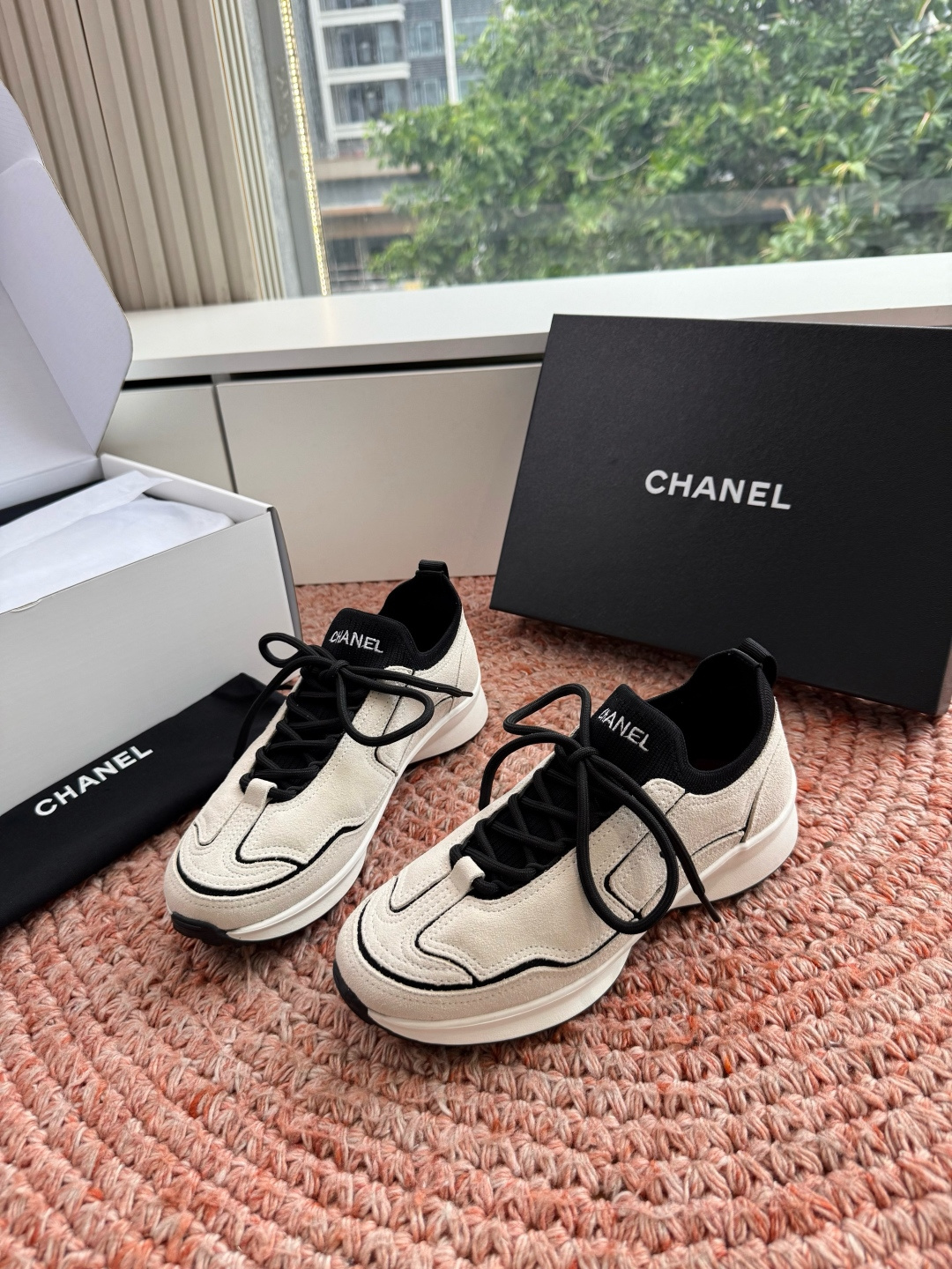 🌾G027CHANEL 小香26ss经典菱格休闲鞋 德训鞋‼️ 把奢雅揉进日常穿搭，柔软皮革菱格质感绝佳