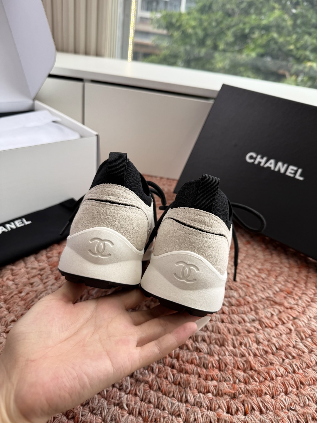 🌾G027CHANEL 小香26ss经典菱格休闲鞋 德训鞋‼️ 把奢雅揉进日常穿搭，柔软皮革菱格质感绝佳