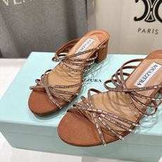 高版本出厂 「ᴀqᴜᴀᴢᴢᴜʀᴀ」AQUAZZURA/菠萝F072 2026ss夏季新款抽条烫钻高跟拖鞋 高版本出厂 「ᴀqᴜᴀᴢᴢᴜʀᴀ」AQUAZZURA/菠萝F072 2026ss夏季新款抽条烫钻高跟拖鞋