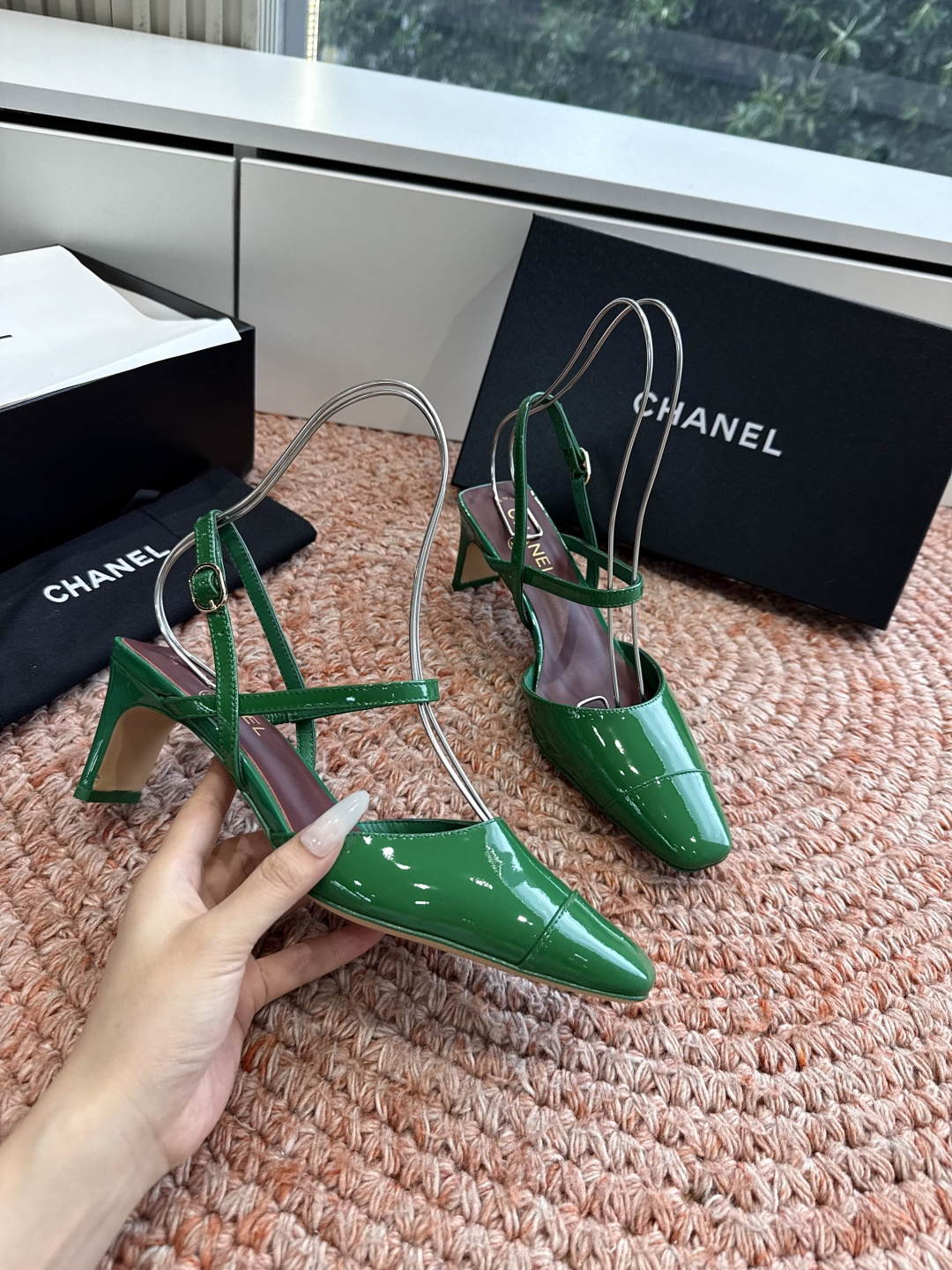 G030😀CHANEL* 香奈儿小香2026专柜同步新款高跟鞋单鞋凉鞋极简设计 超好搭配的日常款、无论高