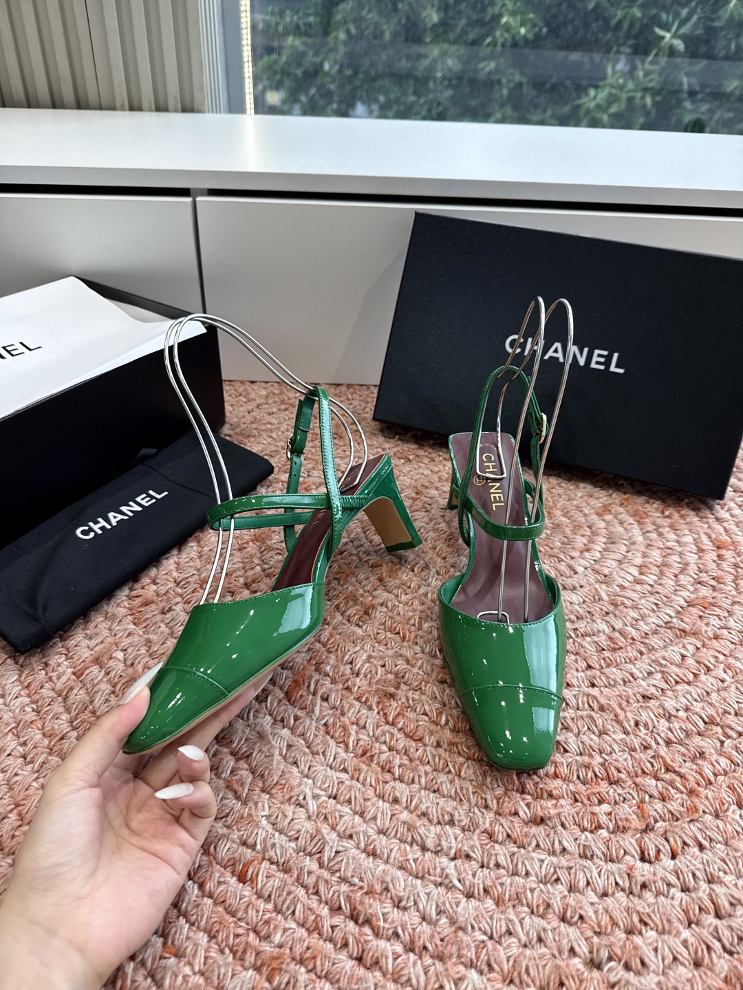 G030😀CHANEL* 香奈儿小香2026专柜同步新款高跟鞋单鞋凉鞋极简设计 超好搭配的日常款、无论高