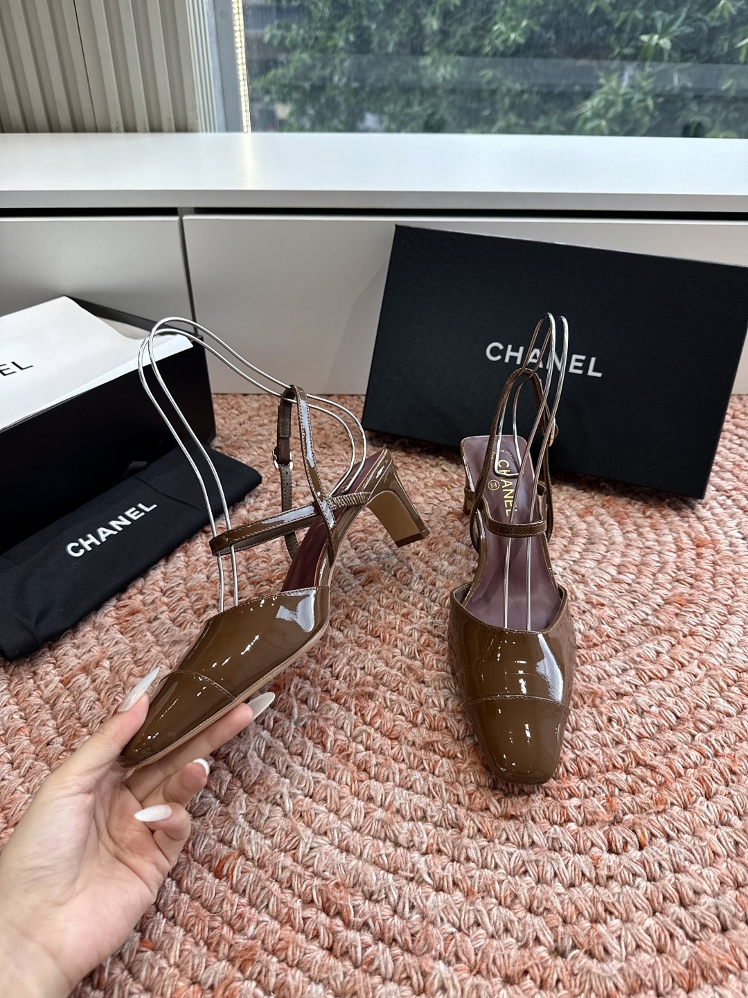G030😀CHANEL* 香奈儿小香2026专柜同步新款高跟鞋单鞋凉鞋极简设计 超好搭配的日常款、无论高
