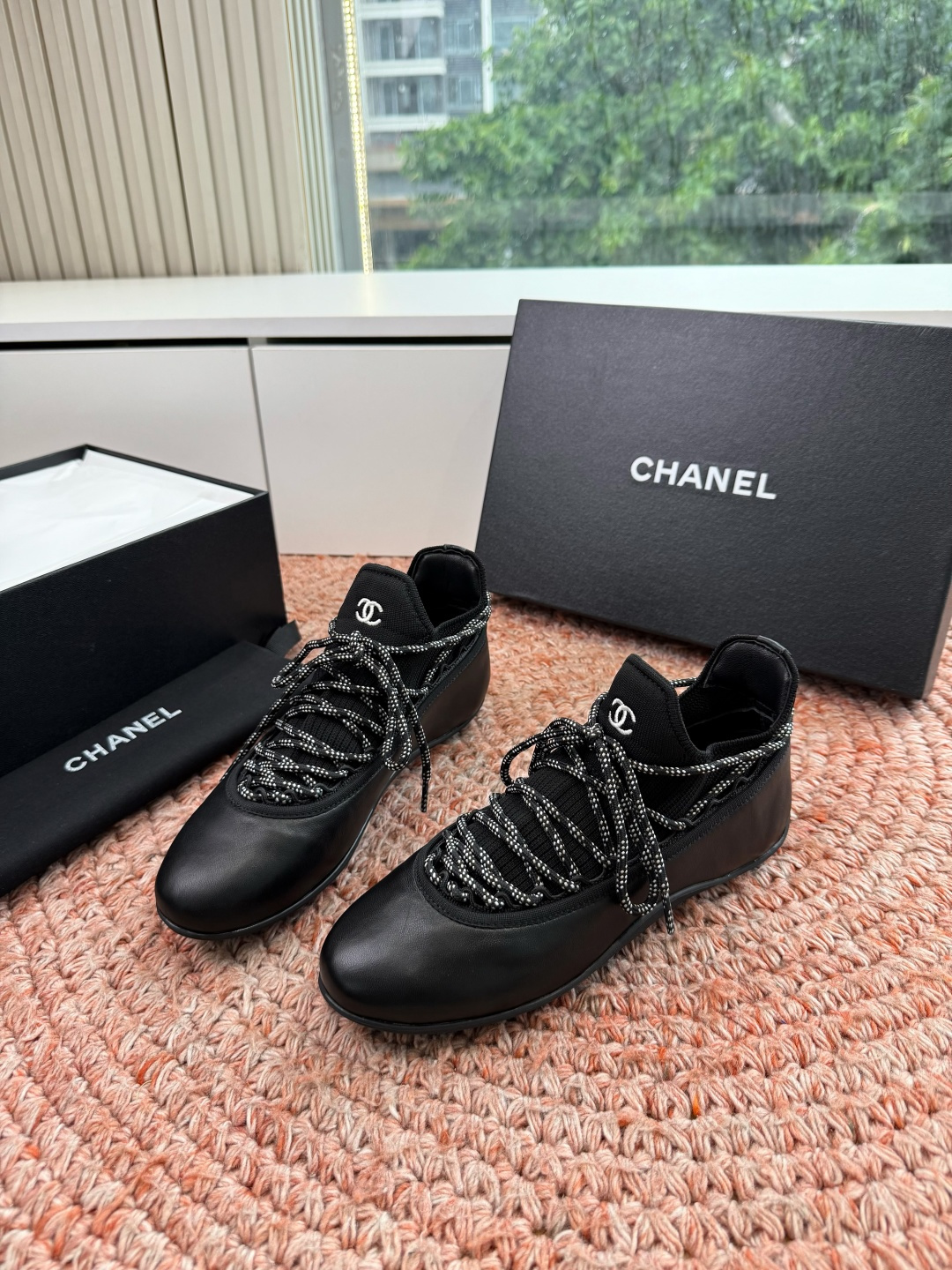 💰G266Chanel早秋新款德训鞋 高版本 这一季的高级手工坊价格超级好，质感也好，超柔软的里皮面皮 