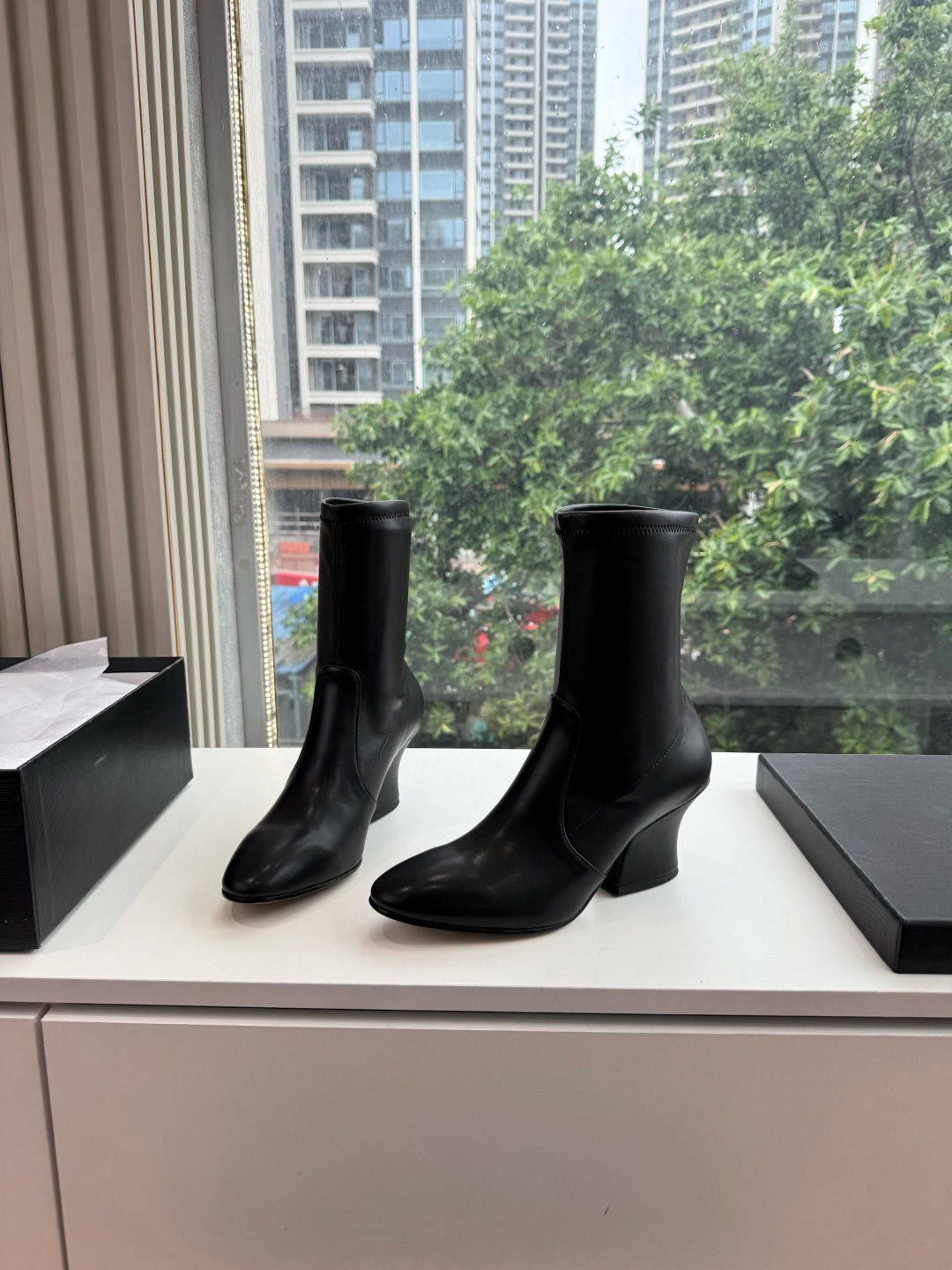 G028😃jil sander ✨2026秋冬新款极简风弹力靴，小仙女想要显腿长，想要线条好看，必选这款