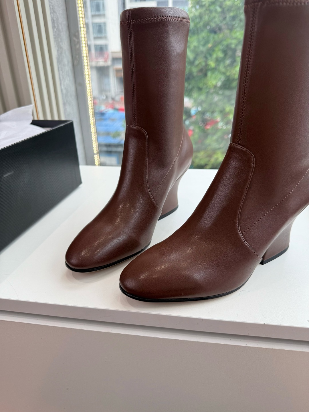 G028😃jil sander ✨2026秋冬新款极简风弹力靴，小仙女想要显腿长，想要线条好看，必选这款