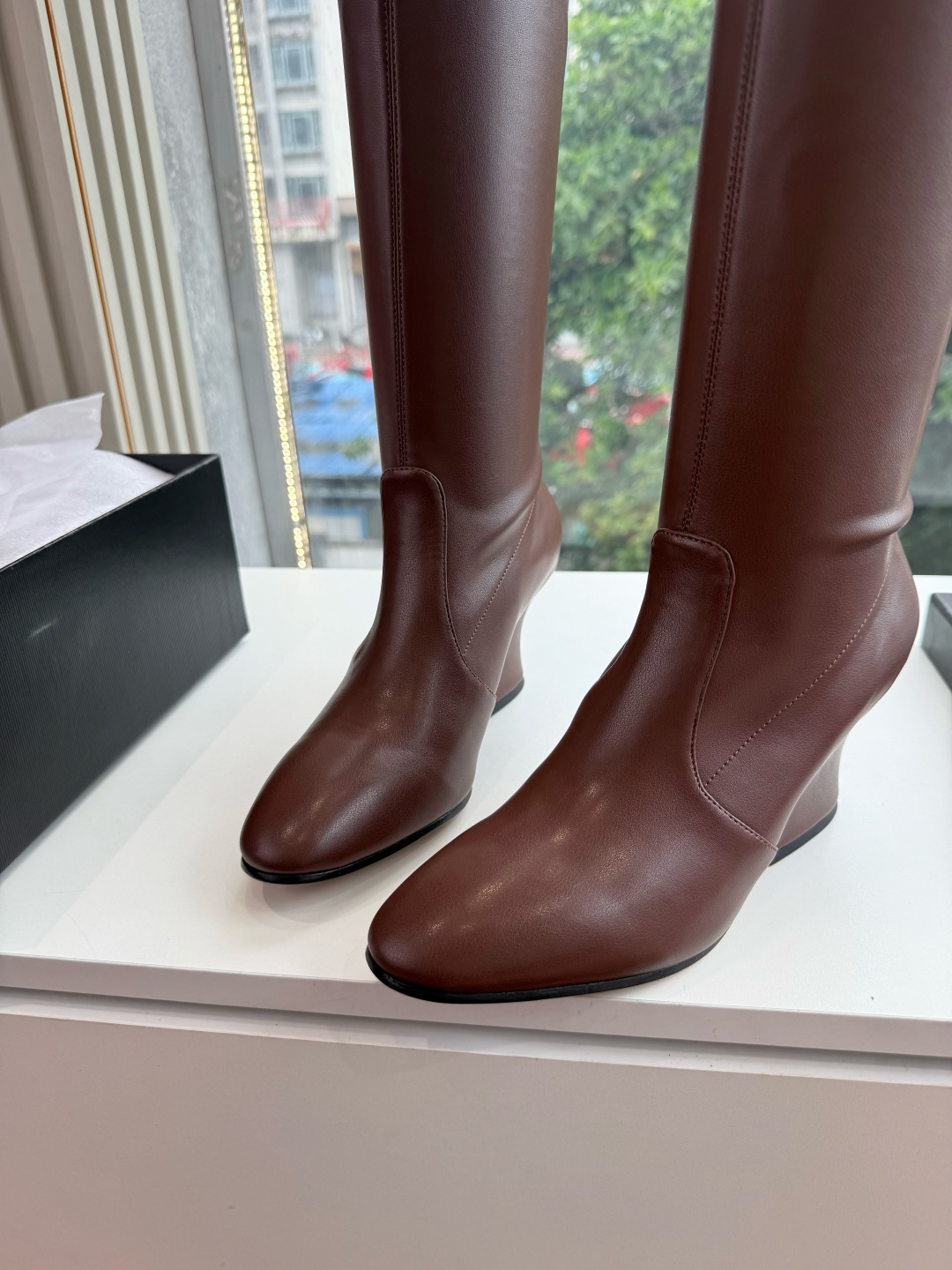 G028😃jil sander ✨2026秋冬新款极简风弹力靴，小仙女想要显腿长，想要线条好看，必选这款