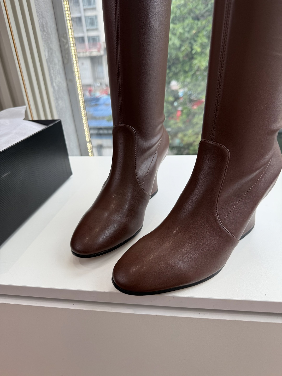 G028😃jil sander ✨2026秋冬新款极简风弹力靴，小仙女想要显腿长，想要线条好看，必选这款