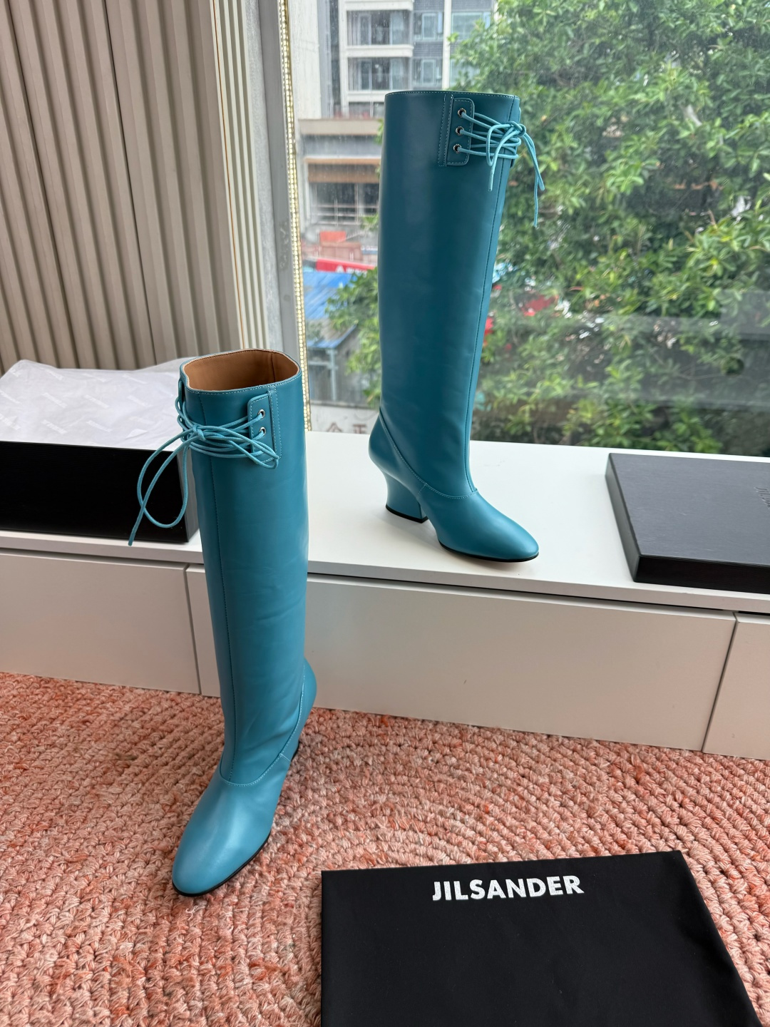 G028😃jil sander ✨2026秋冬新款极简风弹力靴，小仙女想要显腿长，想要线条好看，必选这款