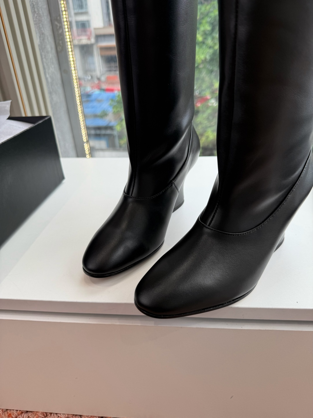 G028😃jil sander ✨2026秋冬新款极简风弹力靴，小仙女想要显腿长，想要线条好看，必选这款