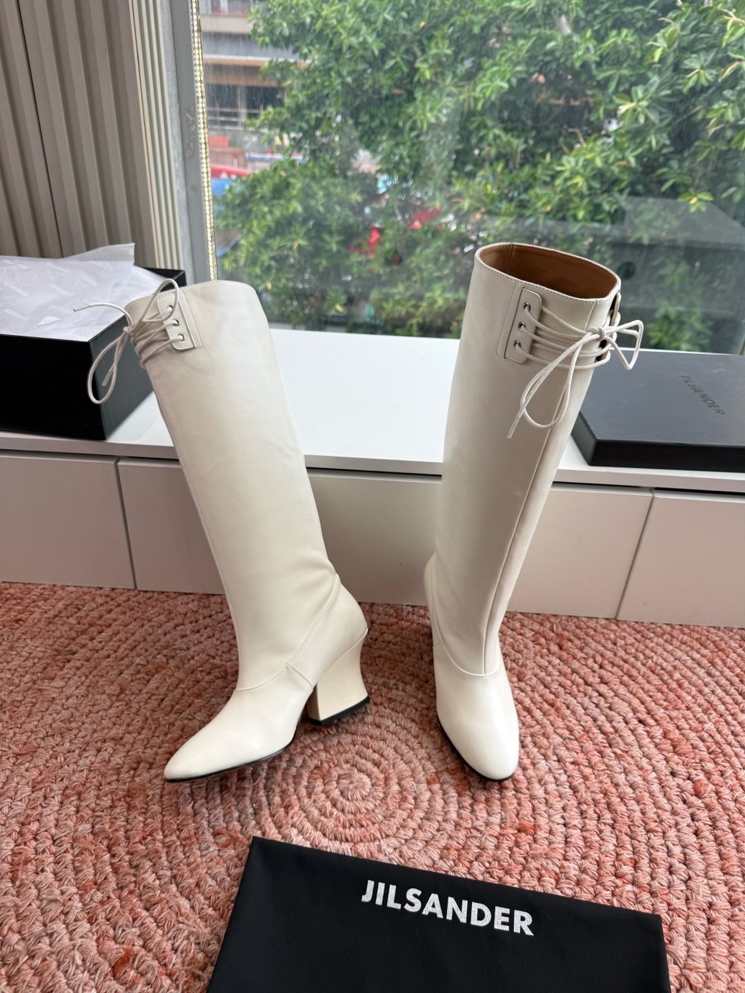 G028😃jil sander ✨2026秋冬新款极简风弹力靴，小仙女想要显腿长，想要线条好看，必选这款