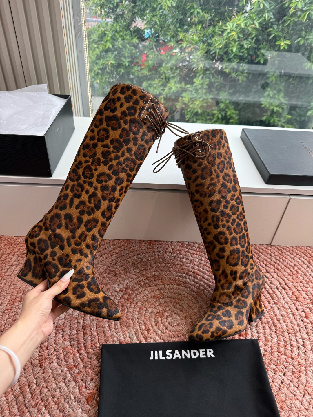 G028😃jil sander ✨2026秋冬新款极简风弹力靴，小仙女想要显腿长，想要线条好看，必选这款
