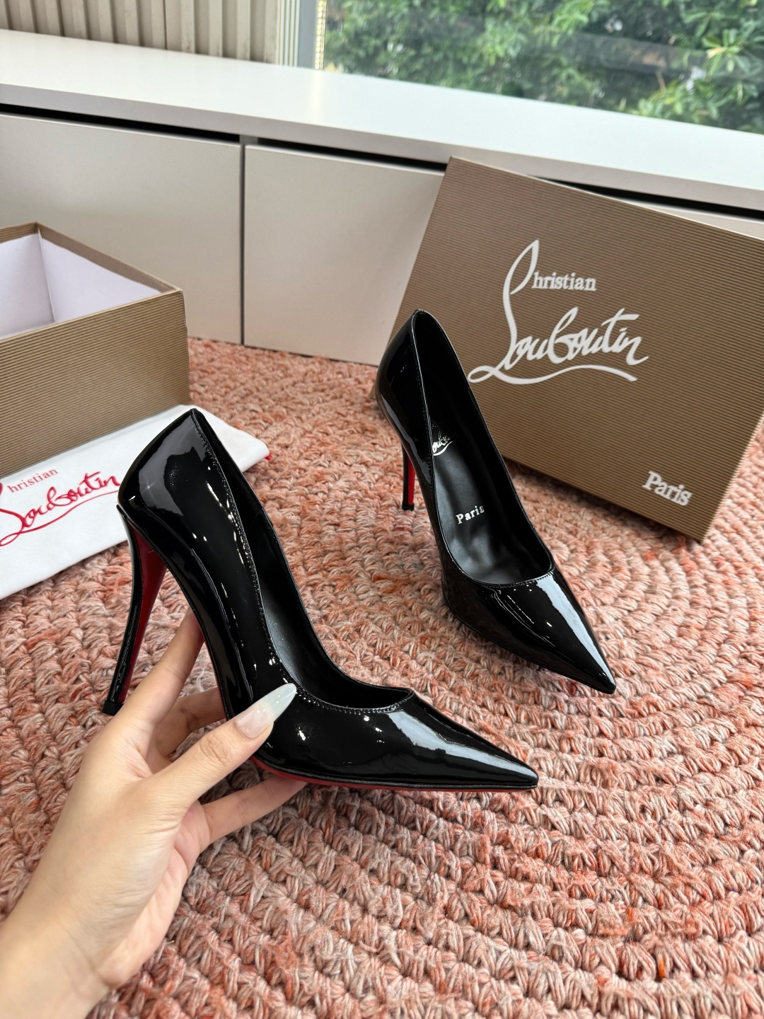 G277Christian Louboutin红底单鞋选到了颜色真好看呀[色色R]MyTheresa上现