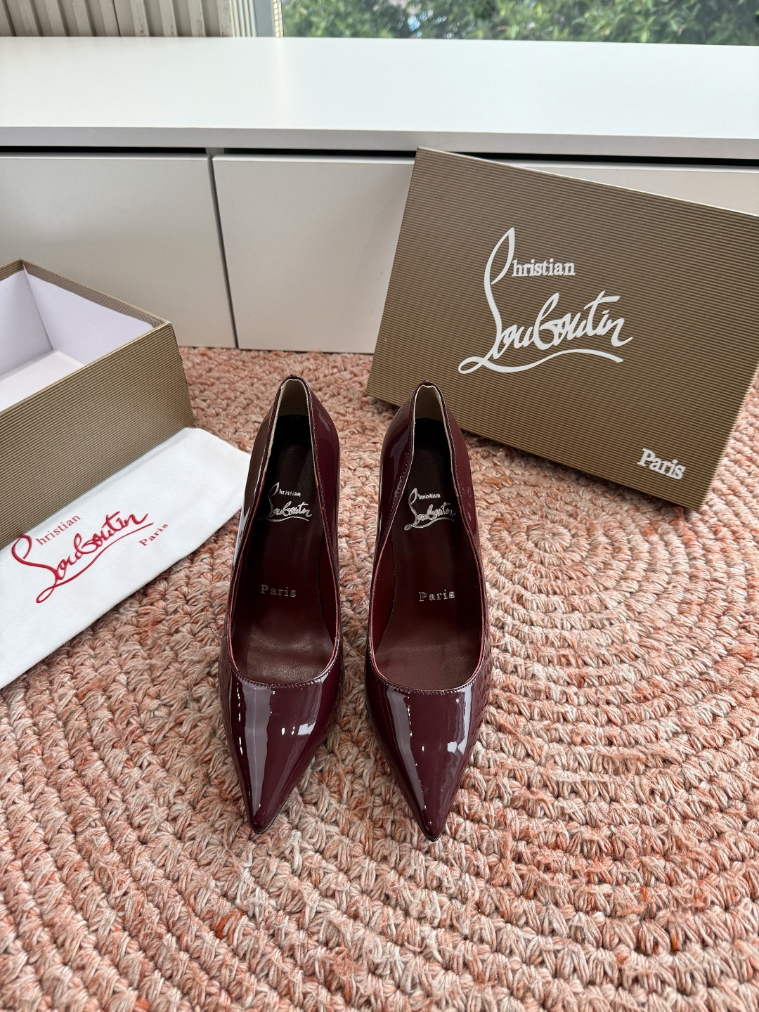 G277Christian Louboutin红底单鞋选到了颜色真好看呀[色色R]MyTheresa上现