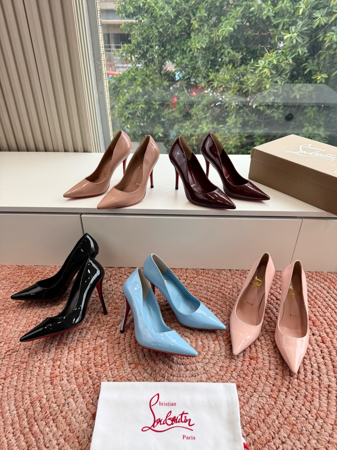 G277Christian Louboutin红底单鞋选到了颜色真好看呀[色色R]MyTheresa上现