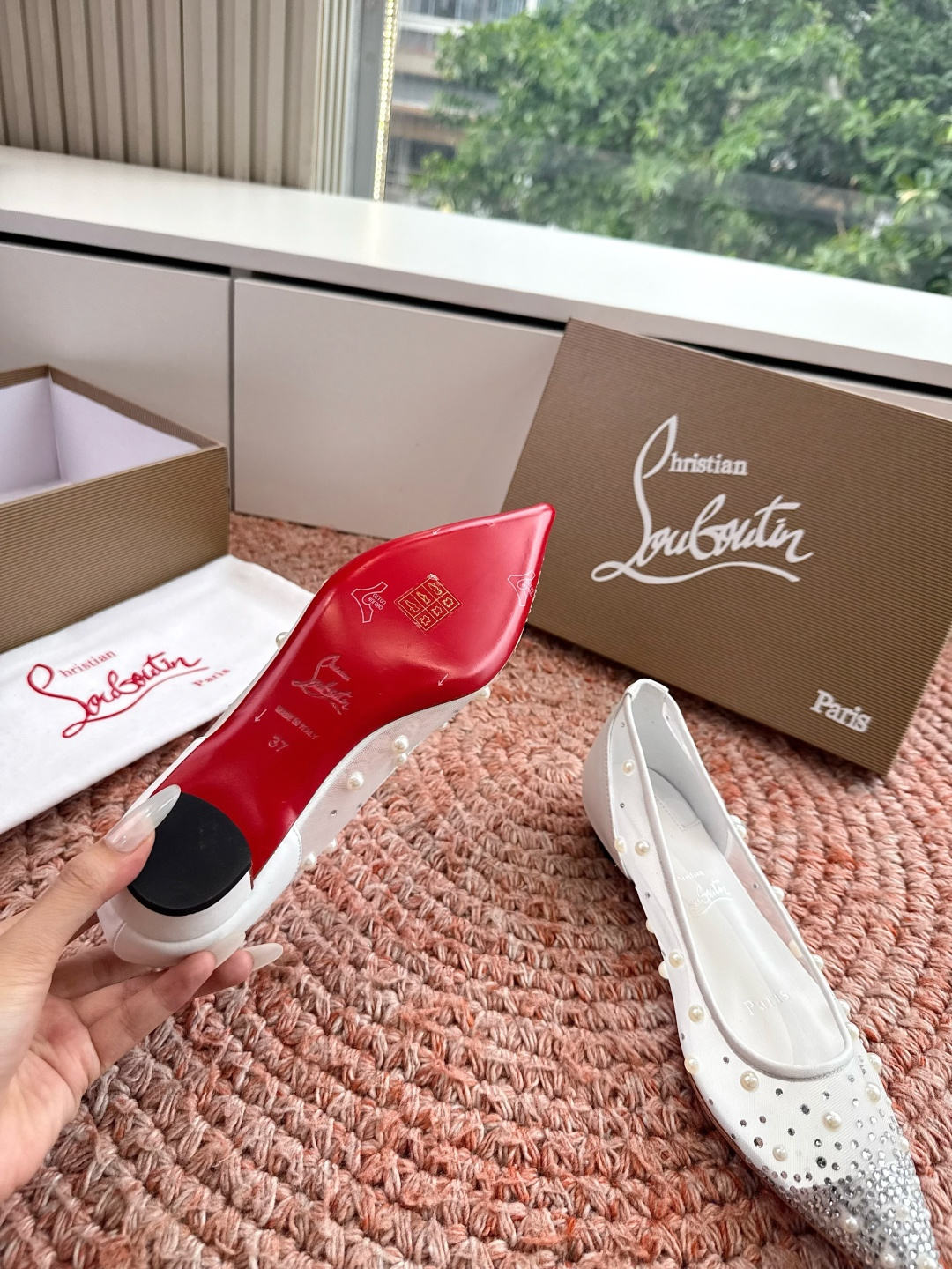 G277Christian Louboutin红底鞋特卖会收获选到了颜色真好看呀[色色R]MyThere