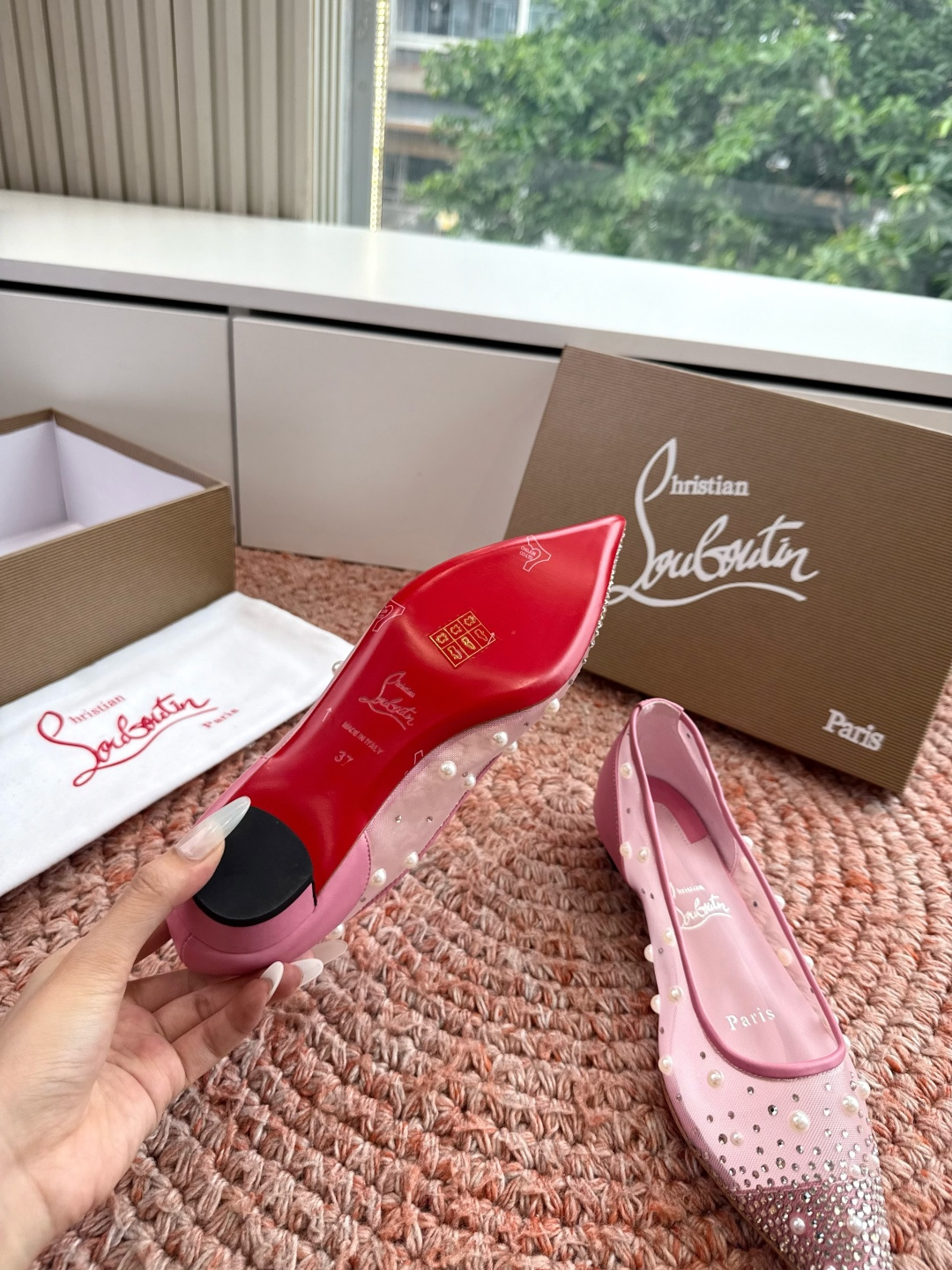 G277Christian Louboutin红底鞋特卖会收获选到了颜色真好看呀[色色R]MyThere