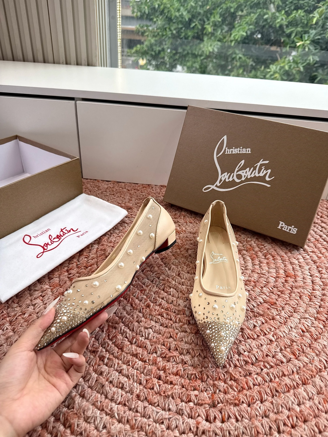 G277Christian Louboutin红底鞋特卖会收获选到了颜色真好看呀[色色R]MyThere