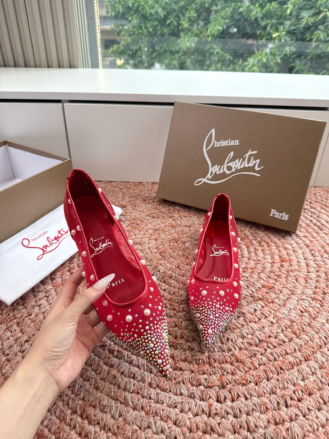 G277Christian Louboutin红底鞋特卖会收获选到了颜色真好看呀[色色R]MyThere