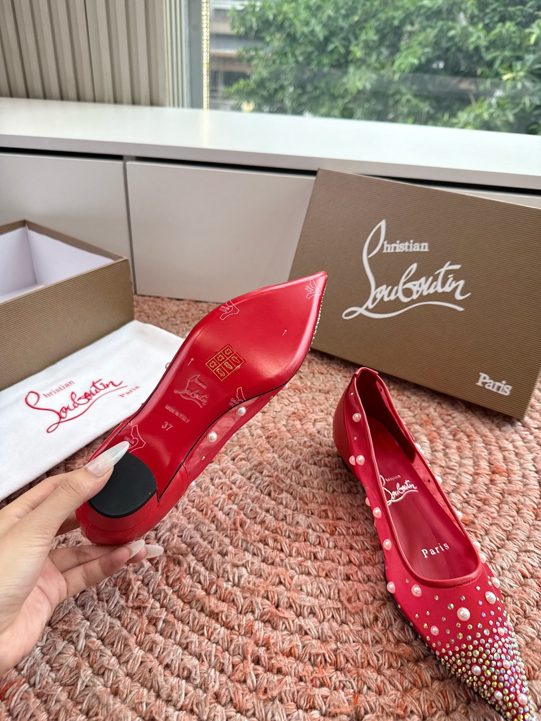 G277Christian Louboutin红底鞋特卖会收获选到了颜色真好看呀[色色R]MyThere