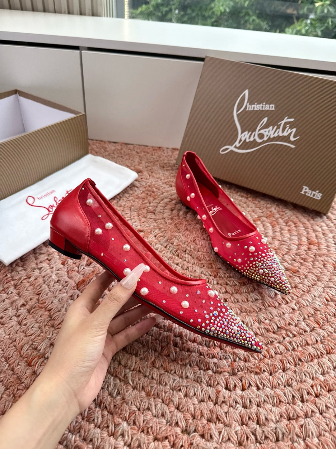 G277Christian Louboutin红底鞋特卖会收获选到了颜色真好看呀[色色R]MyThere