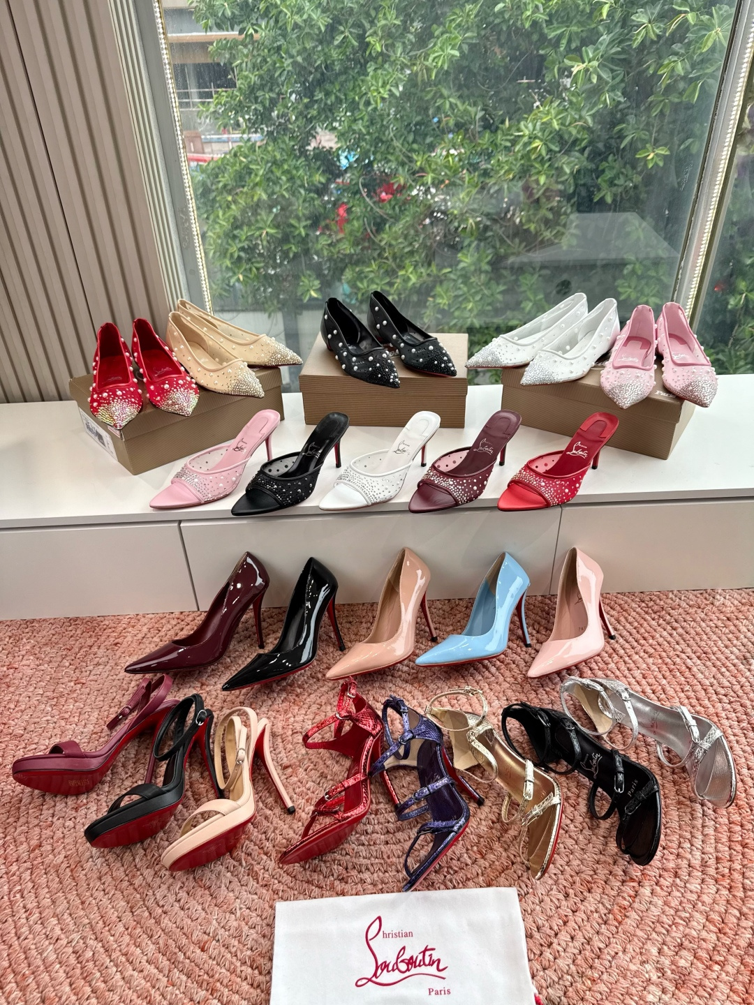 G277Christian Louboutin红底鞋特卖会收获选到了颜色真好看呀[色色R]MyThere