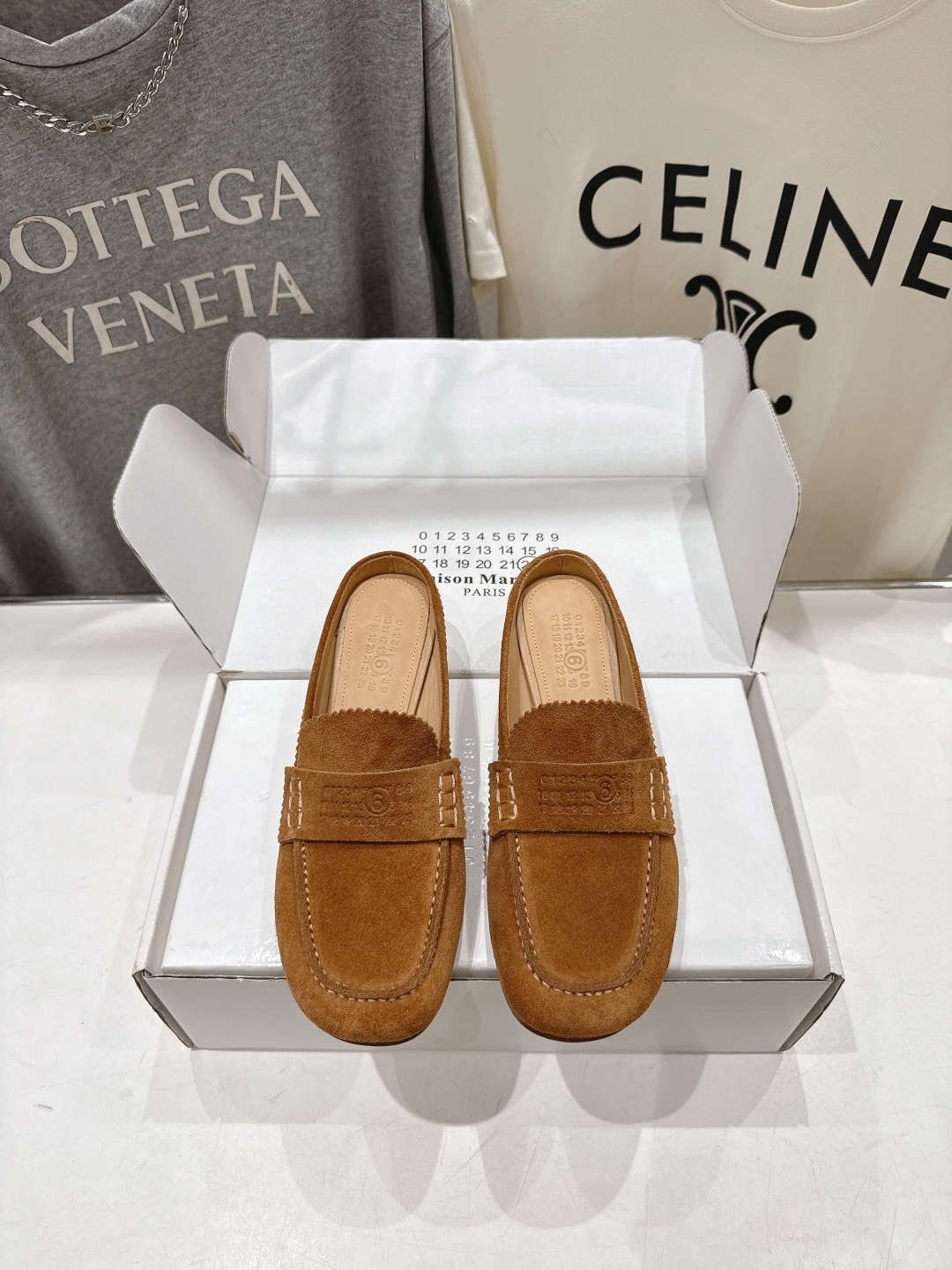 高版本出厂 【Maison Margiela】MM6马吉拉2026ss新款高跟穆勒乐福鞋半包拖鞋～顶级品