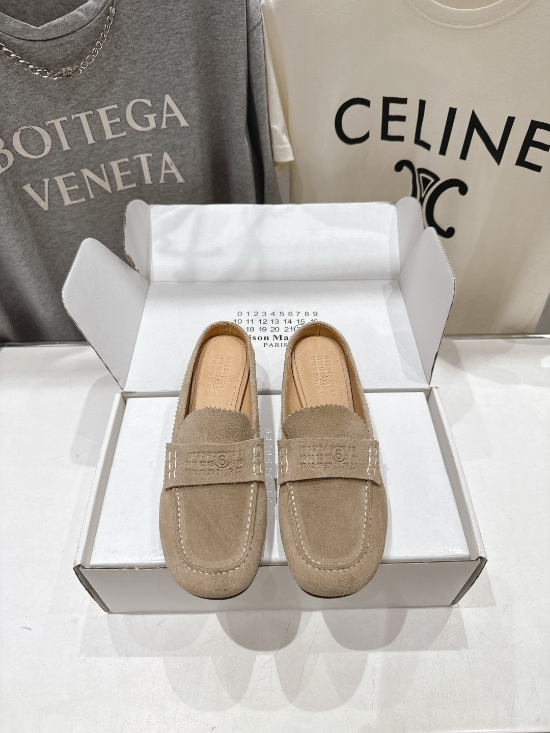 高版本出厂 【Maison Margiela】MM6马吉拉2026ss新款高跟穆勒乐福鞋半包拖鞋～顶级品