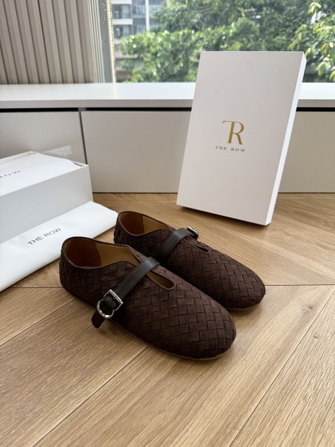 G679代购级别the roe慕乐编织单鞋一定要收了它 有一丢高级又简约的感觉其实除了好看以外它的舒适度