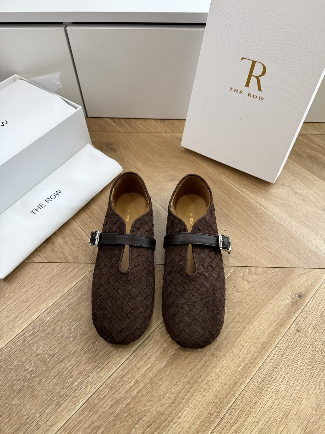 G679代购级别the roe慕乐编织单鞋一定要收了它 有一丢高级又简约的感觉其实除了好看以外它的舒适度