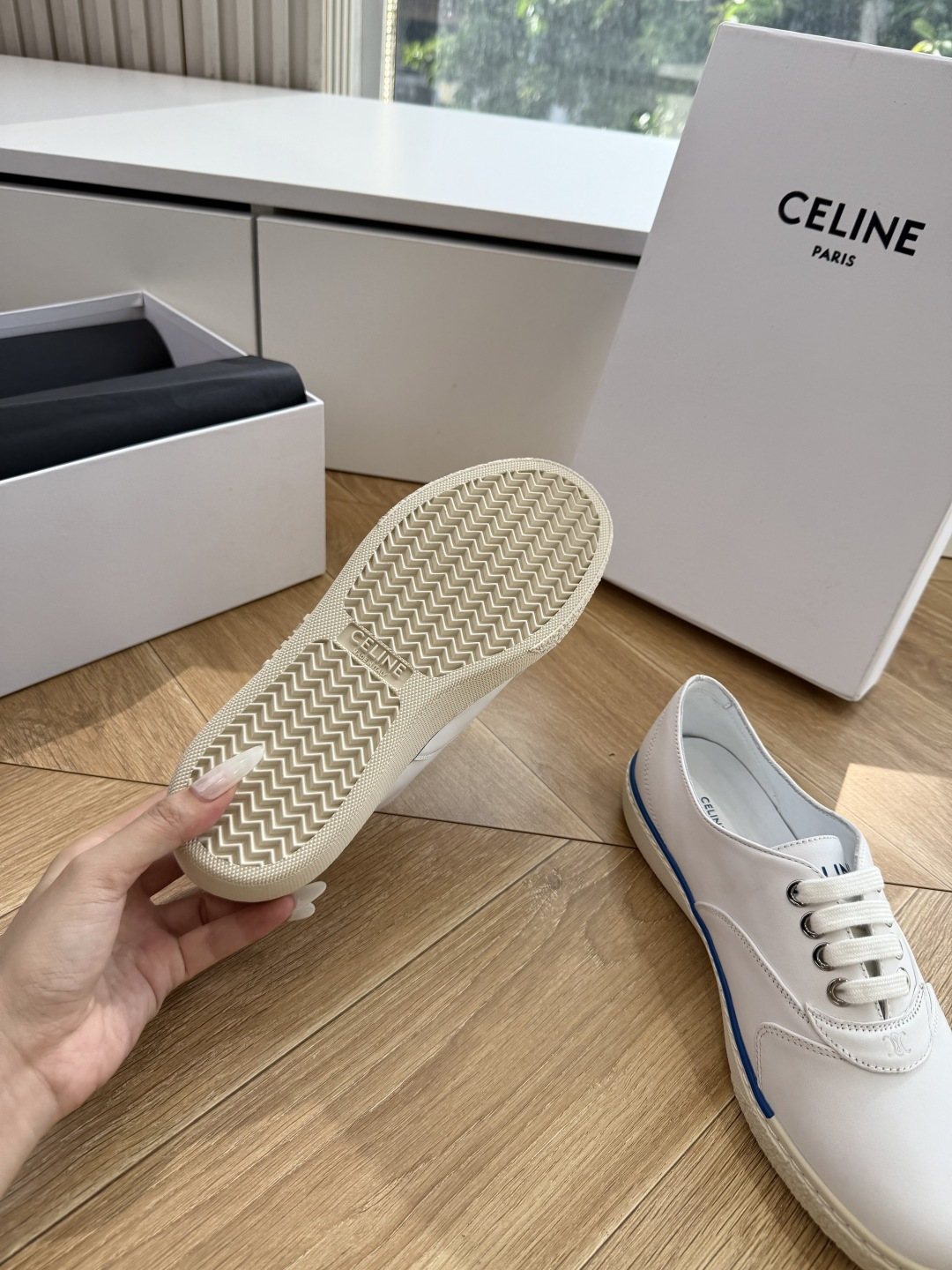 G177代购级别CELINE思琳赛琳CELINE RUNNER CR-03麻绳帆布鞋运动鞋👟鞋舌和鞋后帮