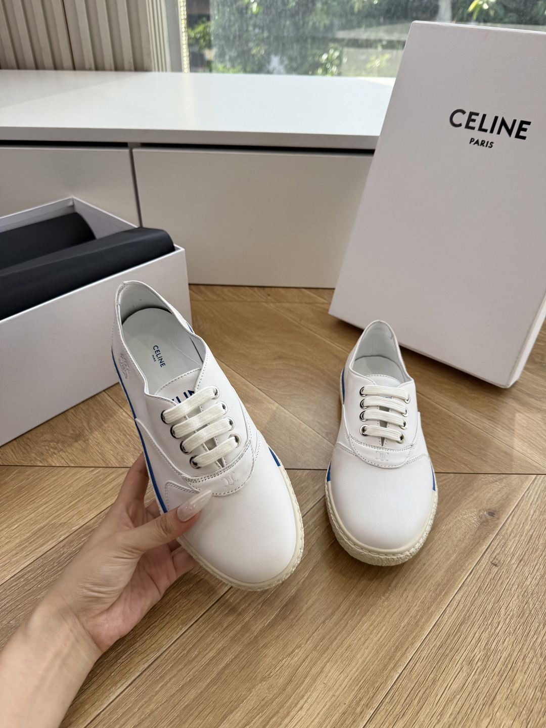 G177代购级别CELINE思琳赛琳CELINE RUNNER CR-03麻绳帆布鞋运动鞋👟鞋舌和鞋后帮