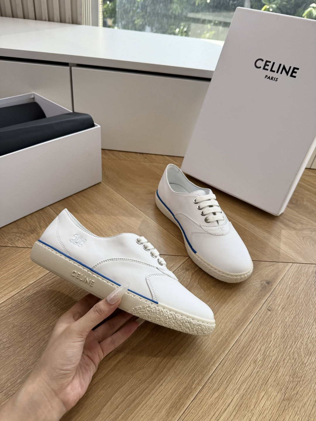G177代购级别CELINE思琳赛琳CELINE RUNNER CR-03麻绳帆布鞋运动鞋👟鞋舌和鞋后帮