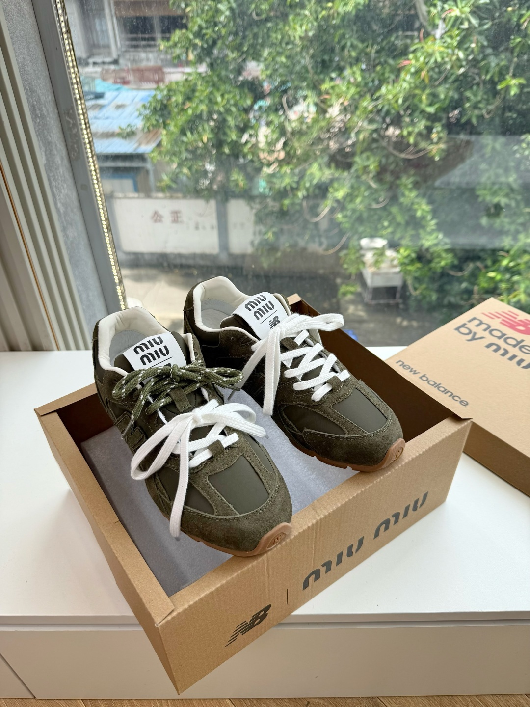G261代购级别MiuMi*&N*•联名款新色上新 美拉德配色德训鞋运动鞋miumiu&nb530最新款