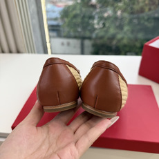 G397顶级品质Ferragamo/菲拉格慕26WF新品编织系列拼色蝴蝶结单鞋凉鞋菲拉家26WF编织新作 G397顶级品质Ferragamo/菲拉格慕26WF新品编织系列拼色蝴蝶结单鞋凉鞋菲拉家26WF编织新作
