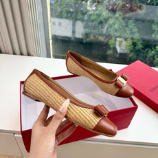 G397顶级品质Ferragamo/菲拉格慕26WF新品编织系列拼色蝴蝶结单鞋凉鞋菲拉家26WF编织新作 G397顶级品质Ferragamo/菲拉格慕26WF新品编织系列拼色蝴蝶结单鞋凉鞋菲拉家26WF编织新作
