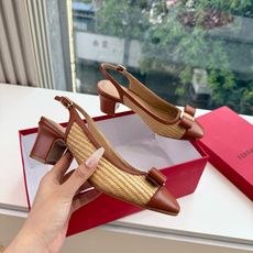 G397顶级品质Ferragamo/菲拉格慕26WF新品编织系列拼色蝴蝶结单鞋凉鞋菲拉家26WF编织新作 G397顶级品质Ferragamo/菲拉格慕26WF新品编织系列拼色蝴蝶结单鞋凉鞋菲拉家26WF编织新作