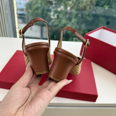 G397顶级品质Ferragamo/菲拉格慕26WF新品编织系列拼色蝴蝶结单鞋凉鞋菲拉家26WF编织新作 G397顶级品质Ferragamo/菲拉格慕26WF新品编织系列拼色蝴蝶结单鞋凉鞋菲拉家26WF编织新作