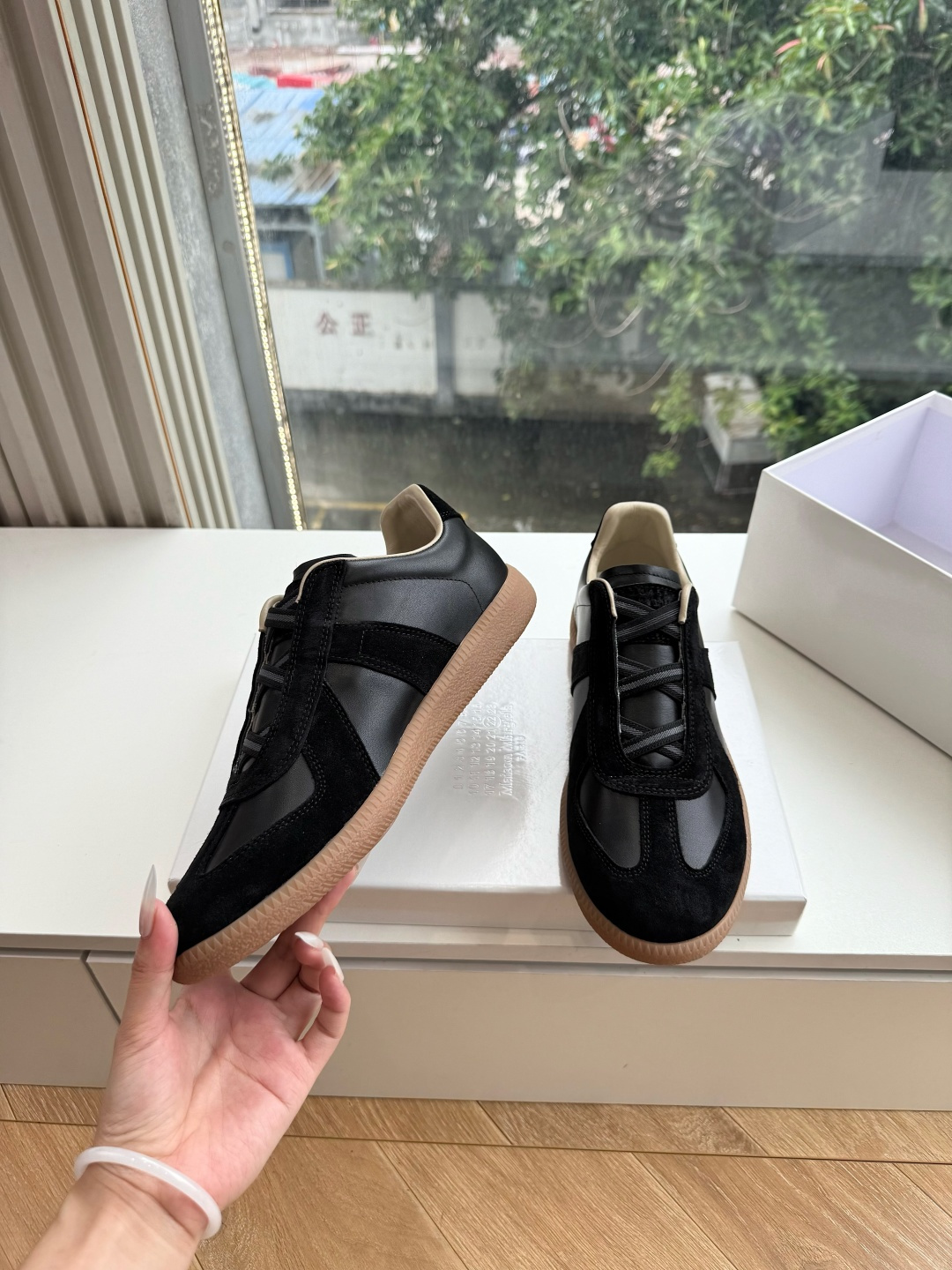出货快G035所见即所得顶级版本 代购级别MaisonMargiela MM6德训休闲鞋💥鬼才设计师品牌