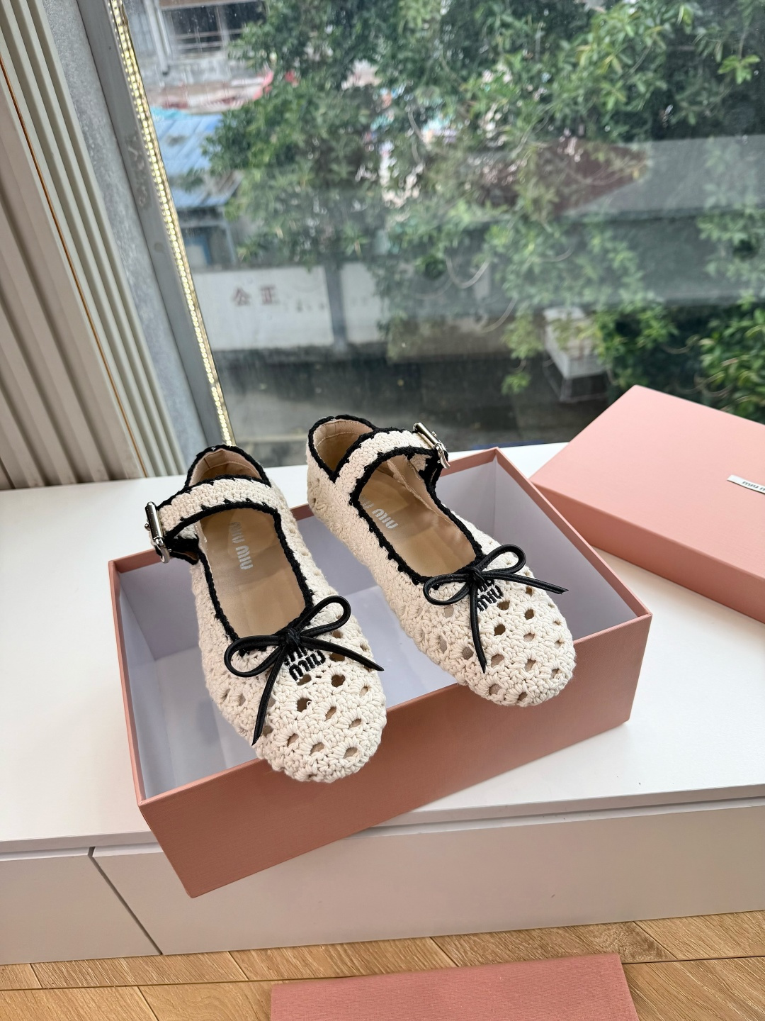 G024代购级独家上新Miu Miu2026 编织麻花菱格平底拖鞋秒杀市面版本Miu真的太少女奶呼呼的 