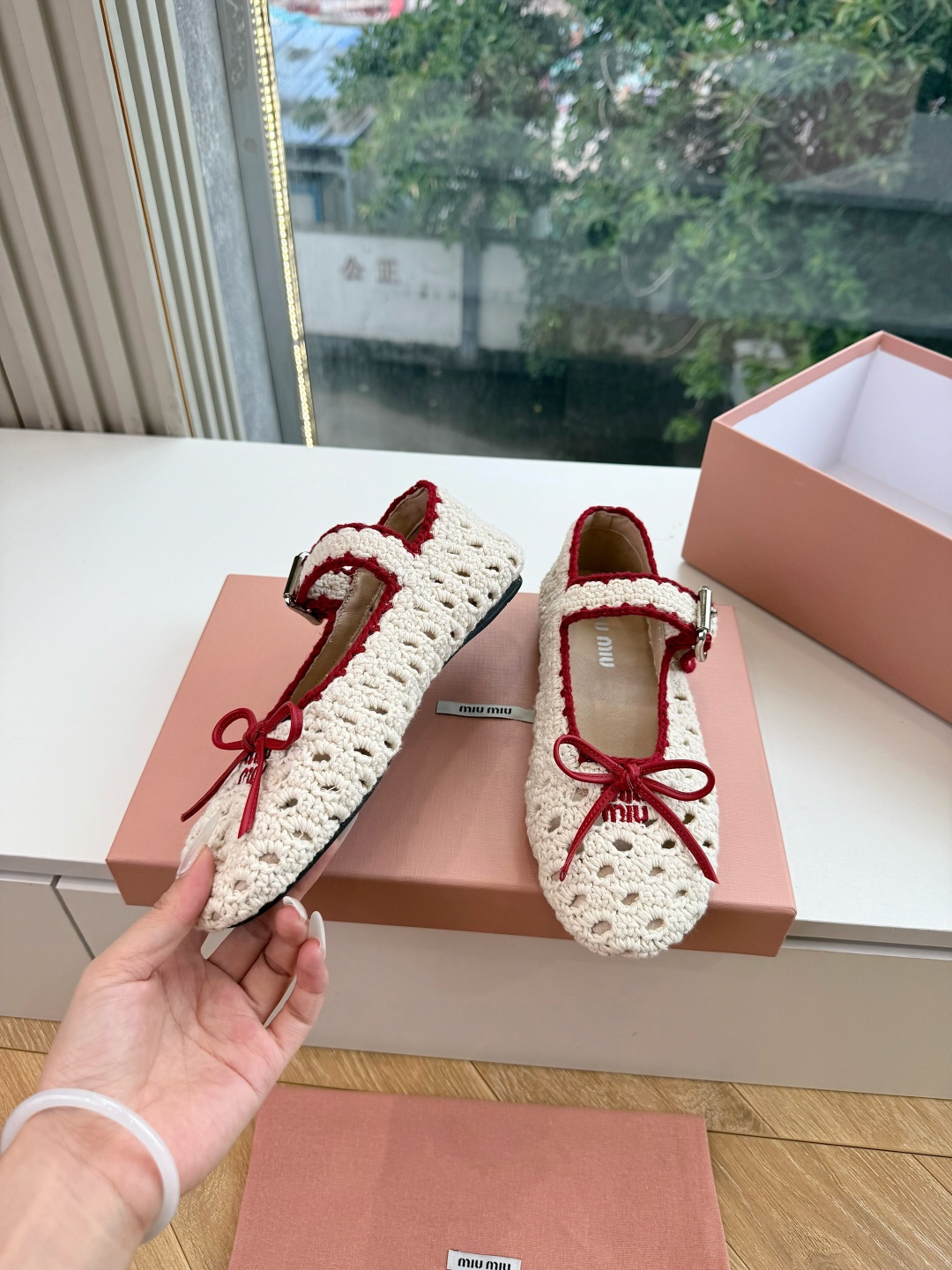 G024代购级独家上新Miu Miu2026 编织麻花菱格平底拖鞋秒杀市面版本Miu真的太少女奶呼呼的 