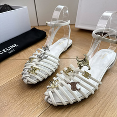 G339顶级品质Celine赛琳· 26ss·CAGE 凯旋门夹脚沙滩罗马平底凉鞋CELINE CAGE G339顶级品质Celine赛琳· 26ss·CAGE 凯旋门夹脚沙滩罗马平底凉鞋CELINE CAGE