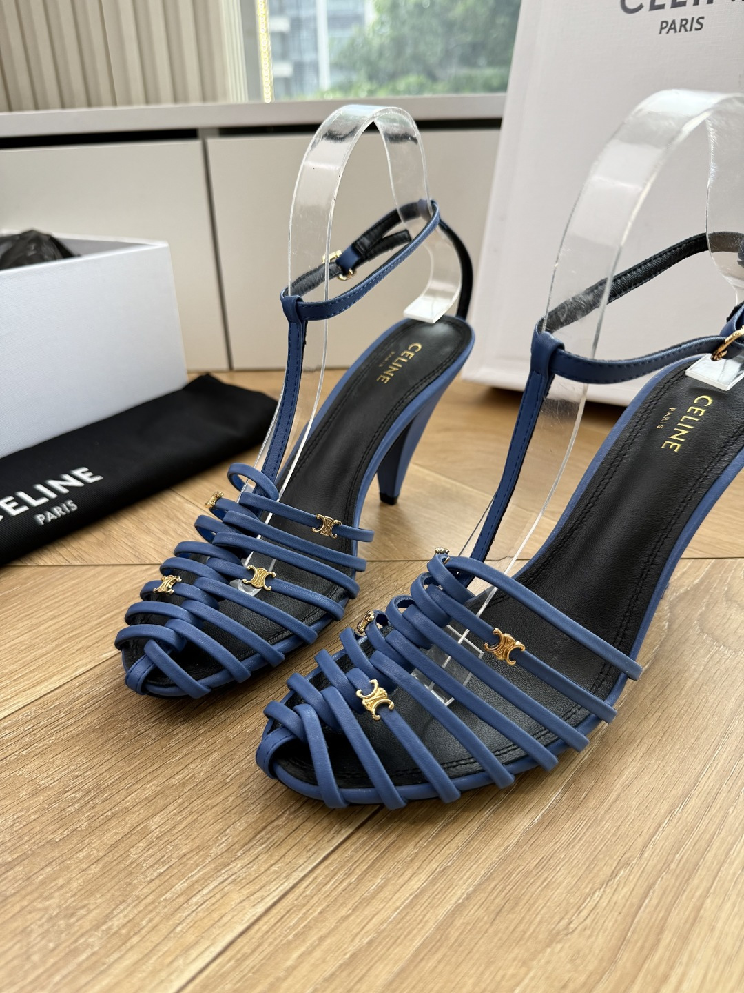G339顶级品质Celine赛琳· 26ss·CAGE 凯旋门夹脚沙滩罗马平底凉鞋CELINE CAGE