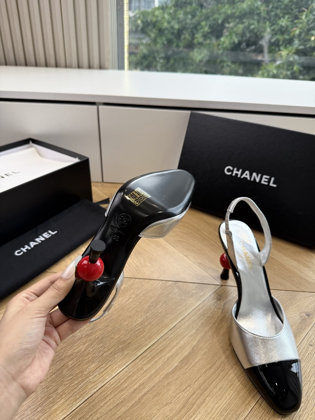 G238😀CHANEL* 香奈儿小香2026专柜同步新款高跟鞋单鞋凉鞋极简设计 超好搭配的日常款、无论高