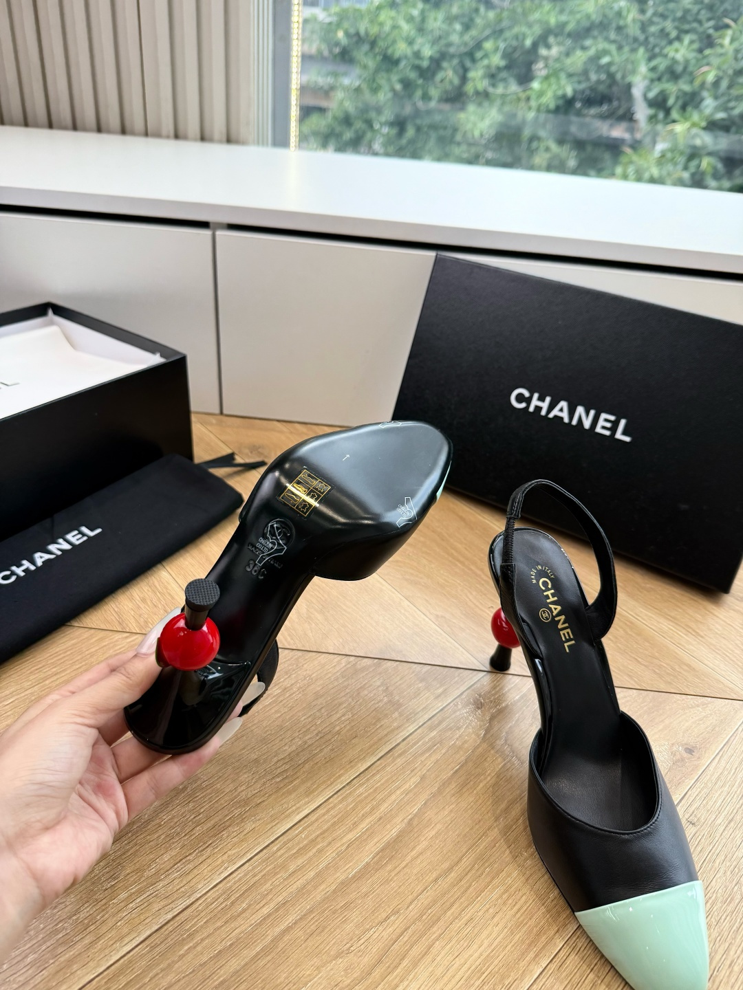 G238😀CHANEL* 香奈儿小香2026专柜同步新款高跟鞋单鞋凉鞋极简设计 超好搭配的日常款、无论高