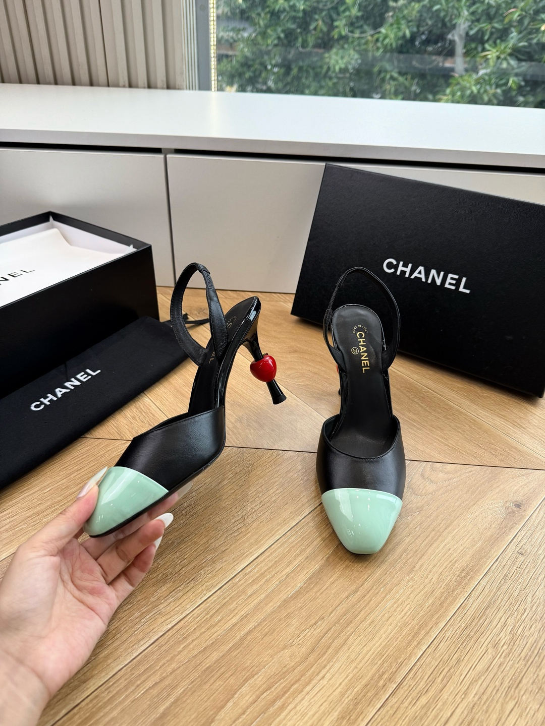 G238😀CHANEL* 香奈儿小香2026专柜同步新款高跟鞋单鞋凉鞋极简设计 超好搭配的日常款、无论高