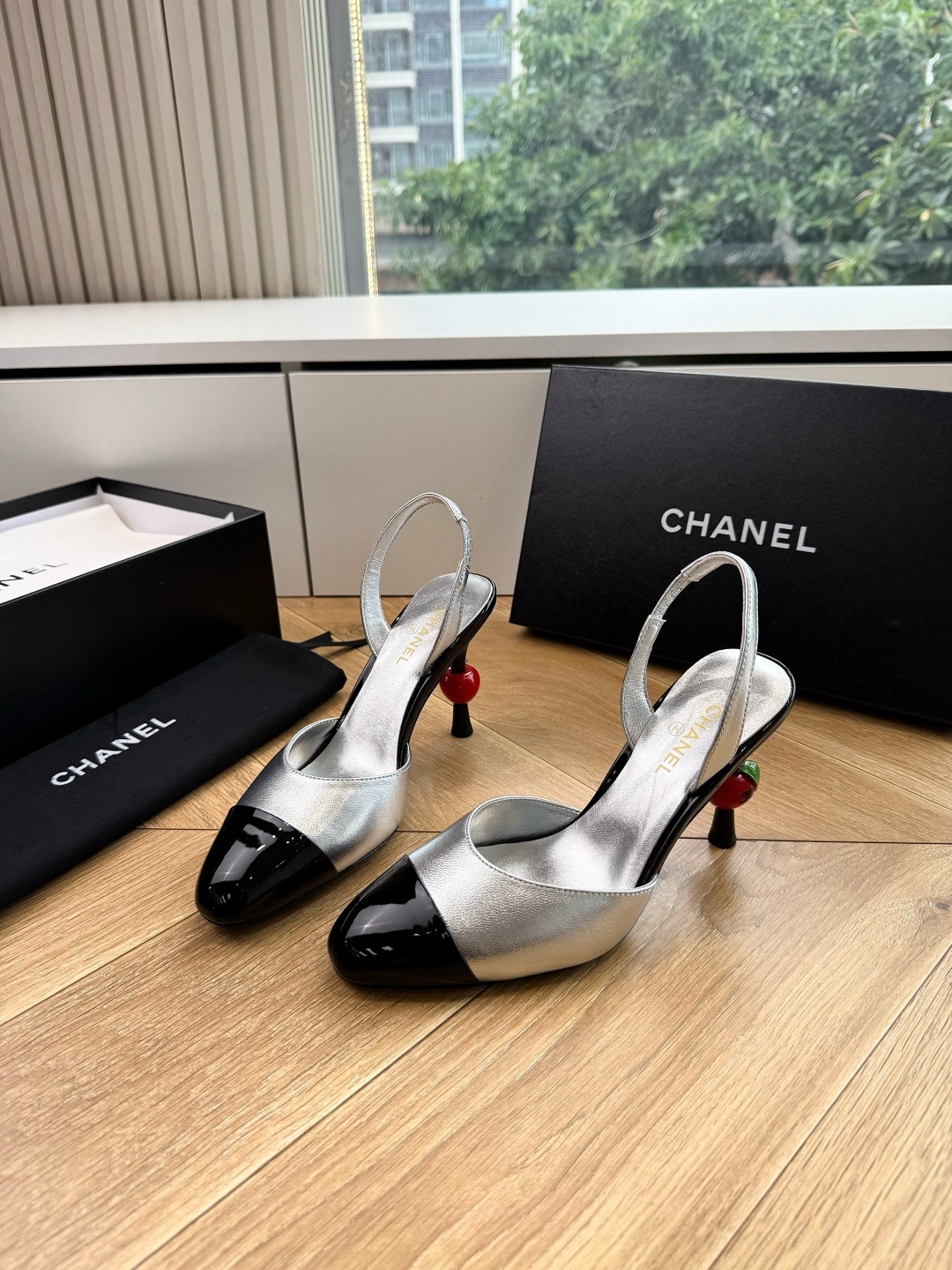 G238😀CHANEL* 香奈儿小香2026专柜同步新款高跟鞋单鞋凉鞋极简设计 超好搭配的日常款、无论高